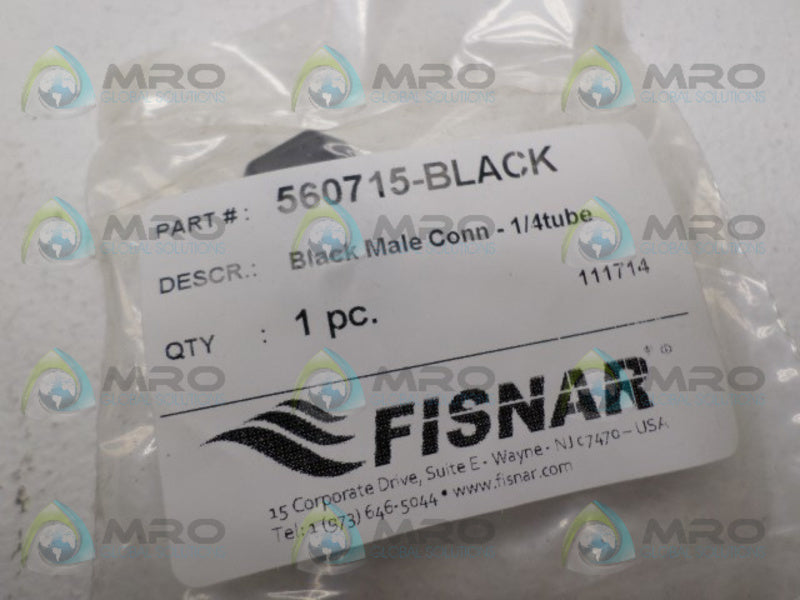 FISNAR 560715-BLACK MALE CONNECTOR NSMP