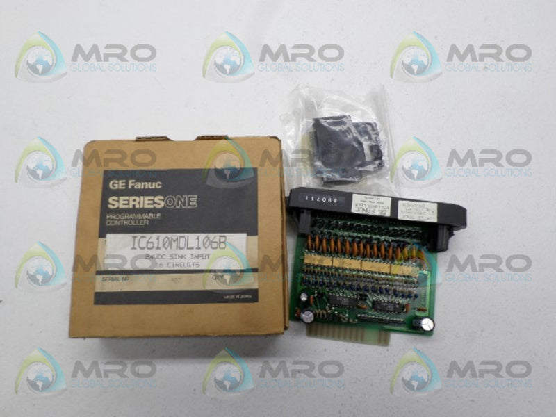 GE FANUC IC610MDL106B SINK INPUT MODULE NSMP