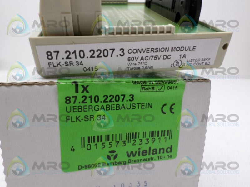 WIELAND 87.210.2207.3 FLK-SR34 CONVERSION MODULE NSMP