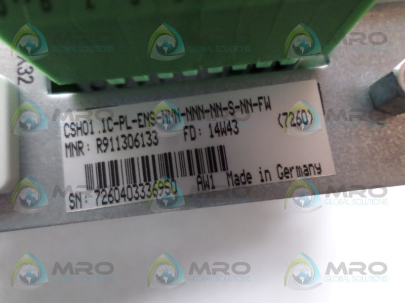 REXROTH CSH01.1C-PL-ENS-NNN-NNN-NN-S-NN-FW DRIVE CONTROLLER NSNP