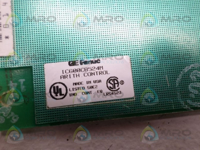 GE FANUC IC600C8524M ARITHMETIC CONTROL MODULE UNMP