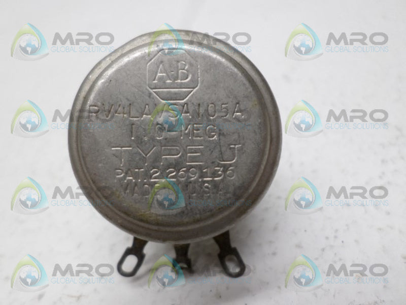 INDUSTRIAL SPARE PART RV4LAVSA105A POTENTIOMETER 1.0 MEG OHMS UNMP