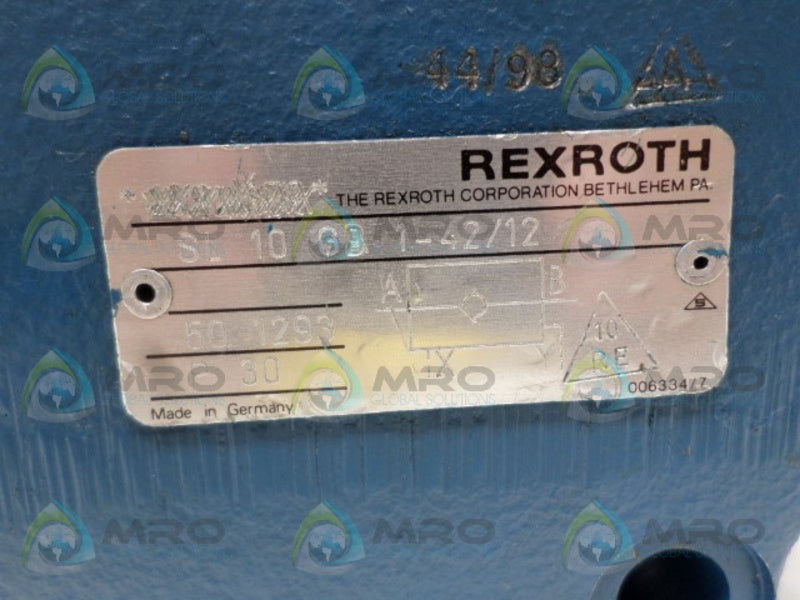 REXROTH SL10GB1-42/12 CHECK VALVE NSNP