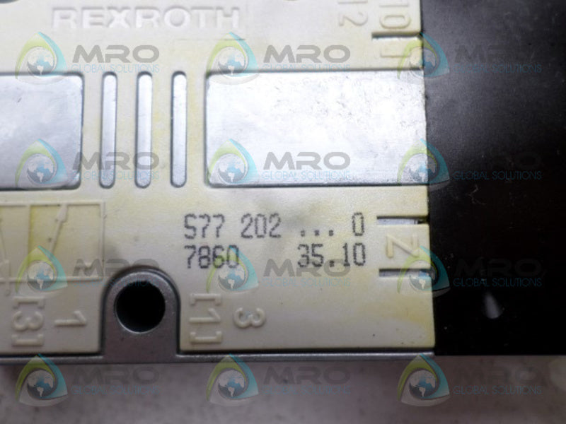 REXROTH 5772025270 DIRECTIONAL VALVE NSNP