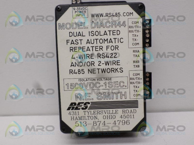 R.E. SMITH DIACR44 DUAL ISOLATED FAST AUTOMATIC REPEATER NSNP