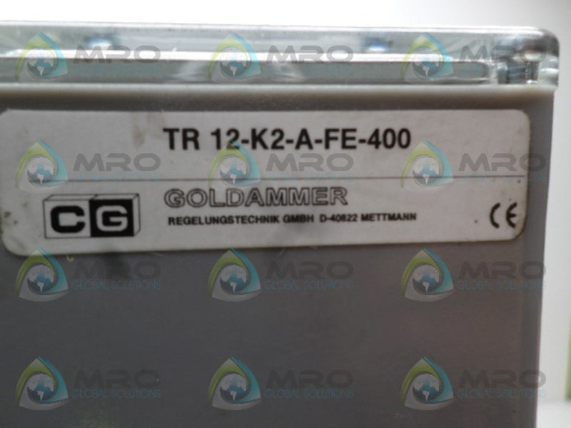 GOLDAMMER TR12-K2-A-FE-400 TEMPERATURE REGULATOR NSNP