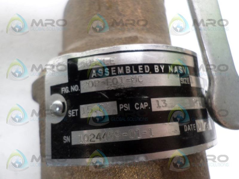 KUNKLE 20P-E01-MC RELIEF VALVE 1"  NSNP