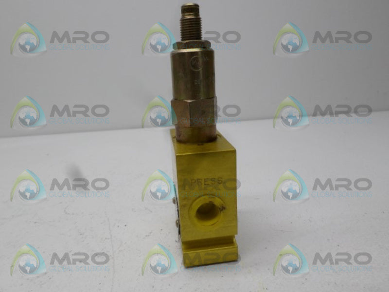 MODULAR CONTROLS PRV1-10-S-3-02 MANIFOLD VALVE NSNP