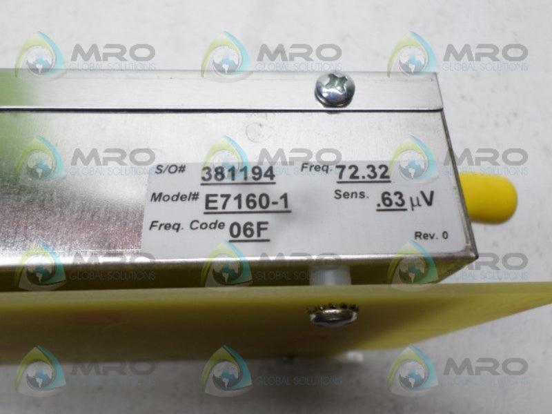 TELEMOTIVE E7160-1 MASTER RECIEVIER CARD NSNP
