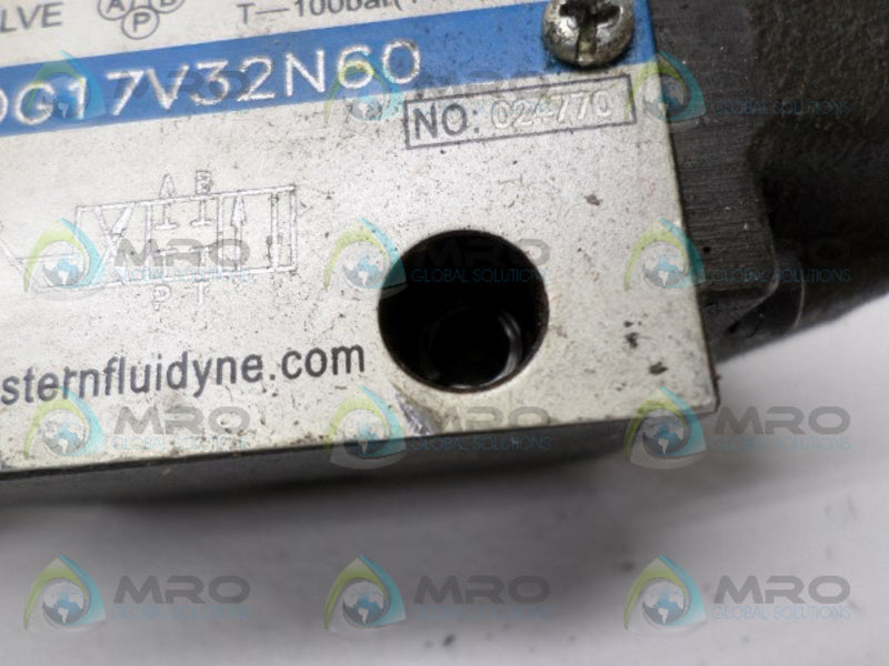 WESTERN FLUIDYNE WFDG17V32N60 DIRECTIONAL VALVE UNMP