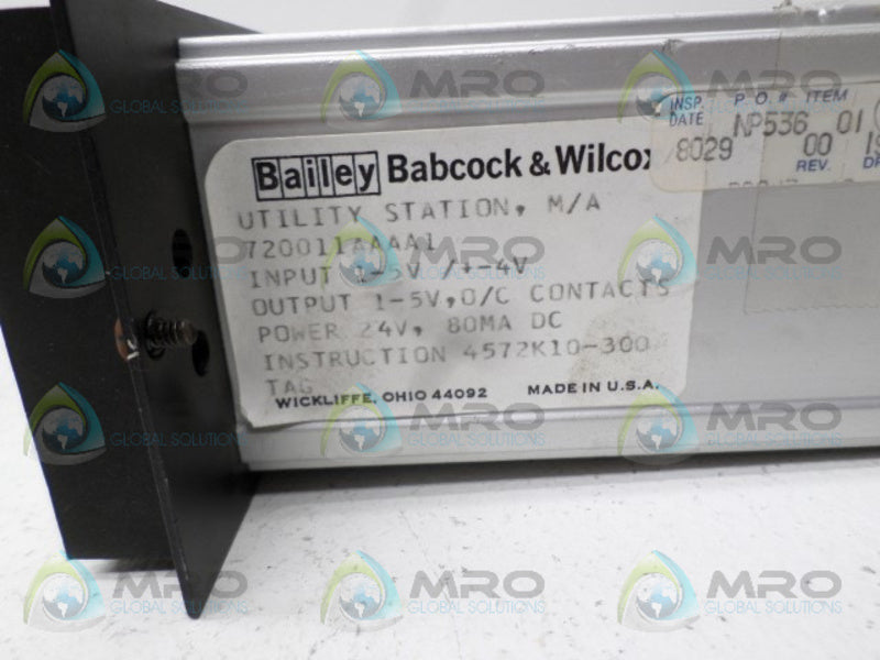 BAILEY 720011AAAA1 UTILITY STATION UNMP