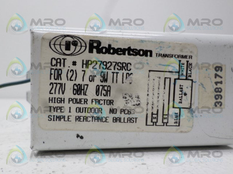 ROBERTSON HP27927SRC TRANSFORMER UNMP
