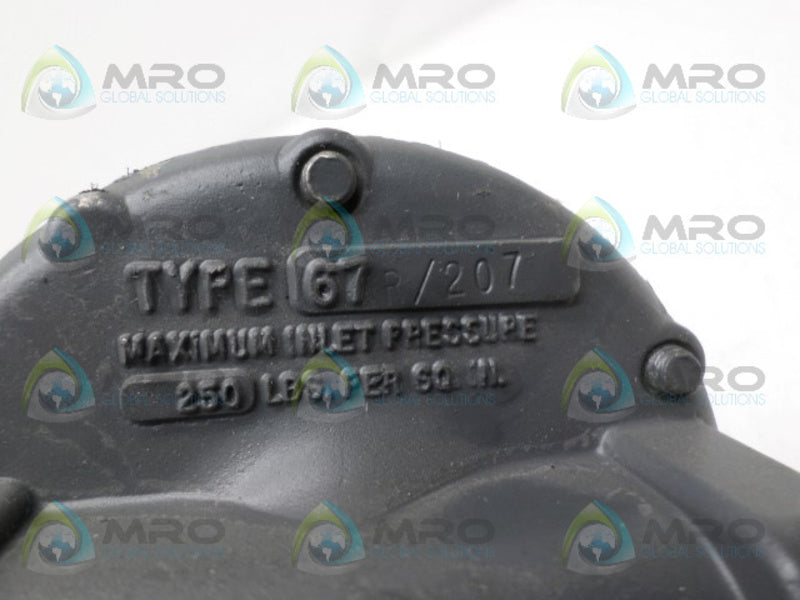 Fisher 67R/207 PRESSURE REGULATOR UNMP