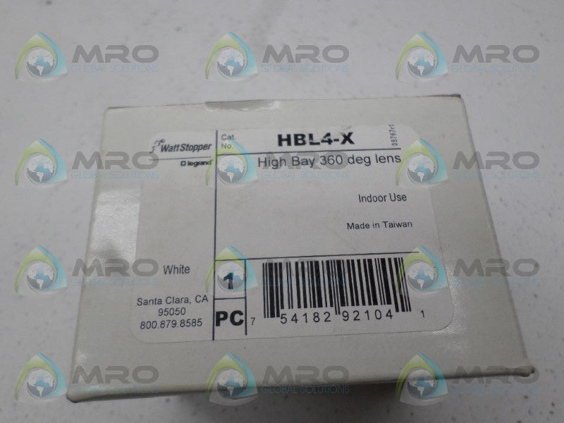 WATT STOPPER HBL4-X WHITE LENS ATTACHMENT NSMP