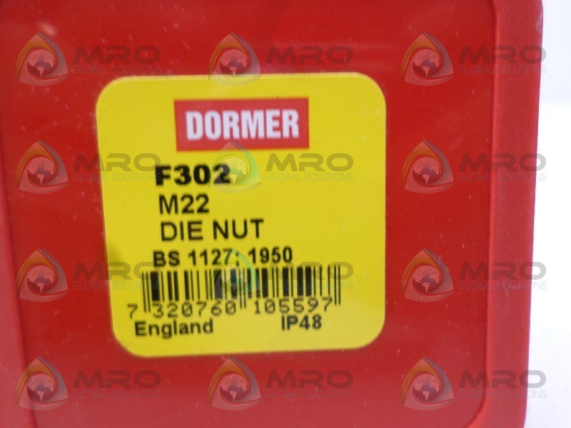 DORMER F302M22 DIE NUT 22M NSMP
