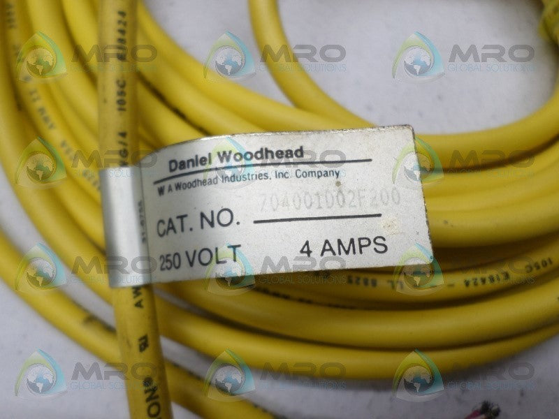 DANIEL WOODHEAD 704001D02F200 CABLE CONNECTOR NSNP