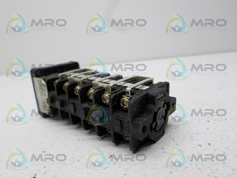 ENTRELEC VY10/S/602/P48/C52 ROTARY SWITCH NSNP