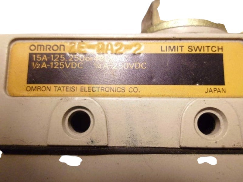 OMRON ZE-QA2-2 LIMIT SWITCH UNMP