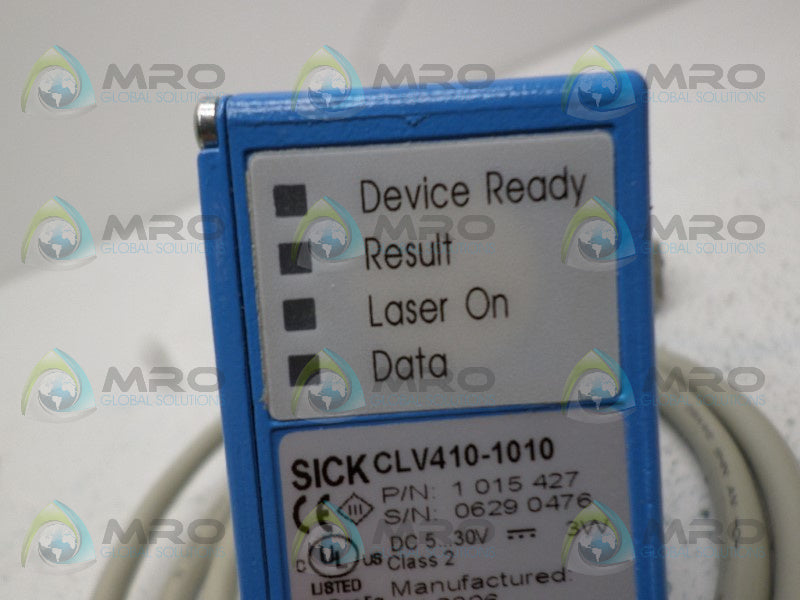 SICK CLV410-1010 BARCODE SCANNER NSNP