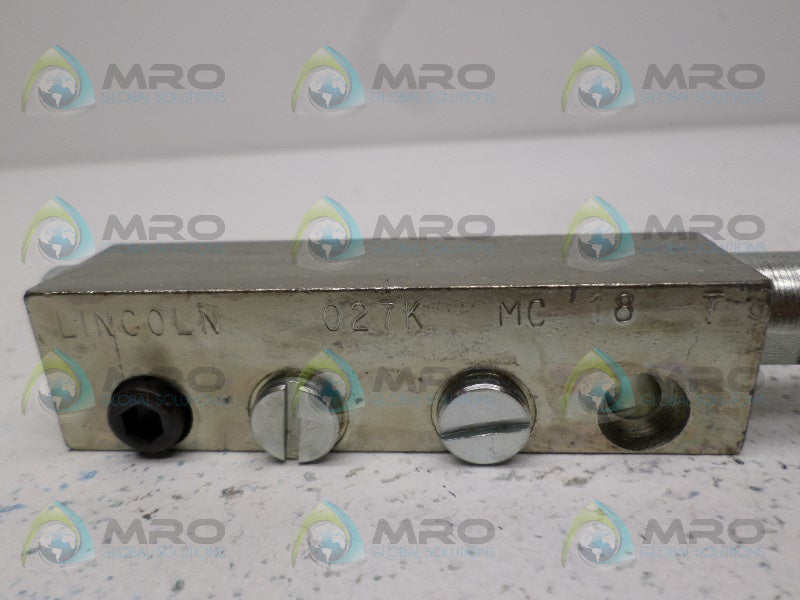 LINCOLN MC18T DIVIDER VALVE NSNP