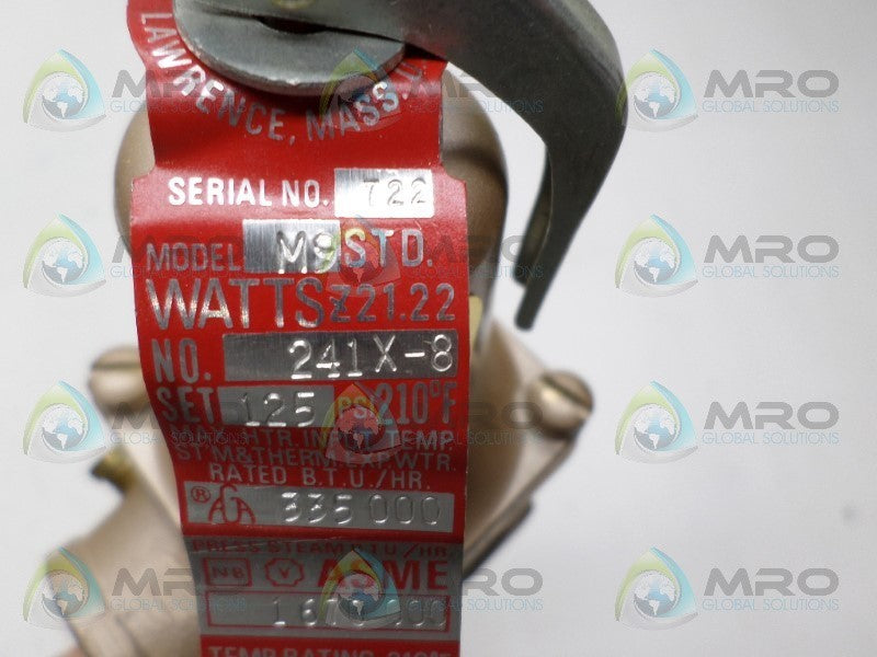 WATTS M9STD 241X-8 TEMPERATURE RELIEF VALVE NSNP