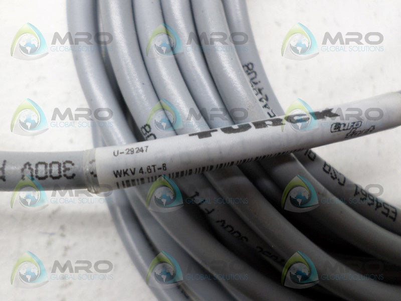 TURCK WKV4.6T-8 CABLE CONNECTOR NSNP