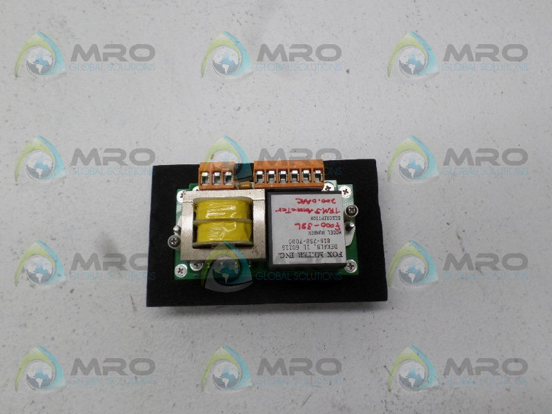 FOXMETER F000-386 DIGITAL PANEL VOLT METER NSNP