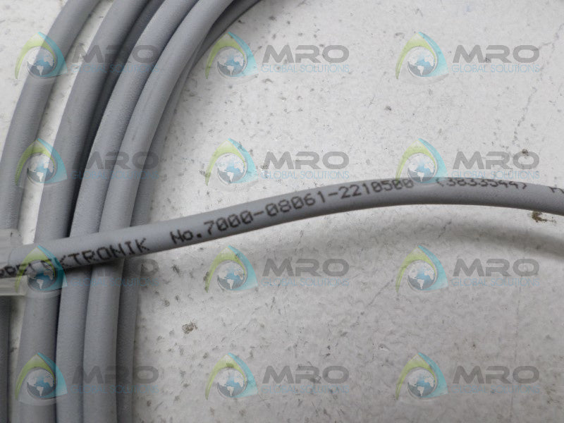 MURR ELEKTRONIK 7000-08061-2210500 CABLE CONNECTOR NSNP