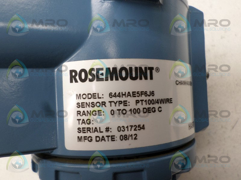 ROSEMOUNT 644HAE5F6J6 CONNECTION HEAD NSNP