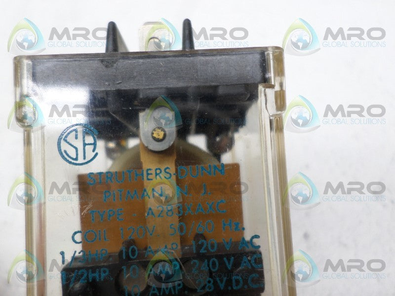 STRUTHERS-DUNN A283XAXX RELAY 120V UNMP
