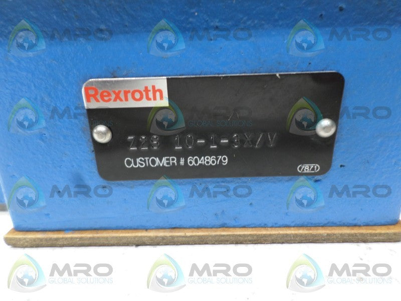 REXROTH Z2S-10-1-3X/V SIRECTIONAL VALVE NSNP