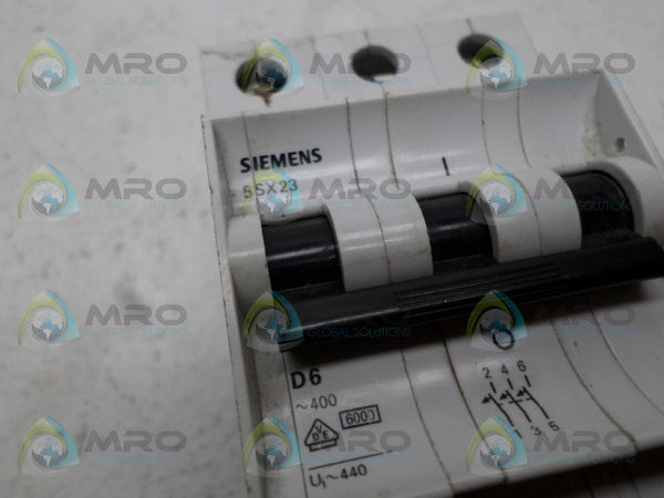 SIEMENS 5SX2306-8 CIRCUIT BREAKER 6A UNMP