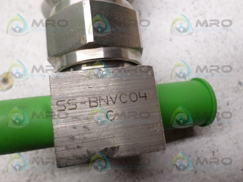 NUPRO SS-BNVC04 VALVE UNMP
