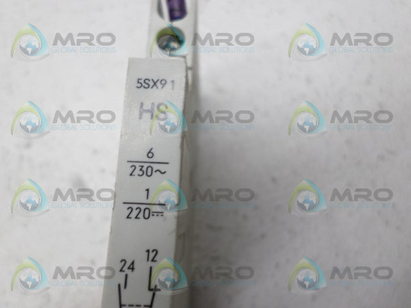 SIEMENS 5SX91 CIRCUIT BREAKER UNMP