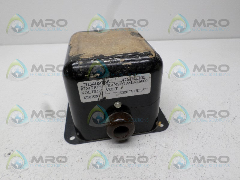 WEBSTER 612-8A021 IGNITION TRANSFORMER UNMP