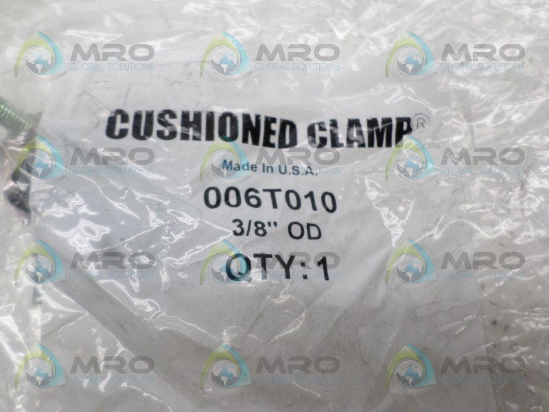 CUSHIONED CLAMP 006T010 3/8" CLAMP ASSEMBLY  NSMP