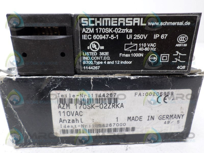 SCHMERSAL AZM170SK-02ZRK-2197  NSMP