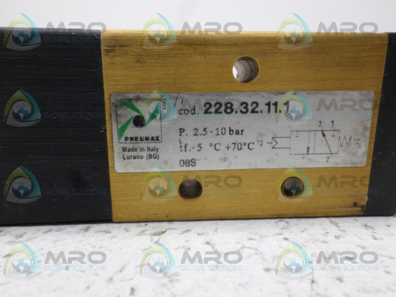 PNEUMAX 228.32.11.1 PNEUMATIC VALVE  NSNP