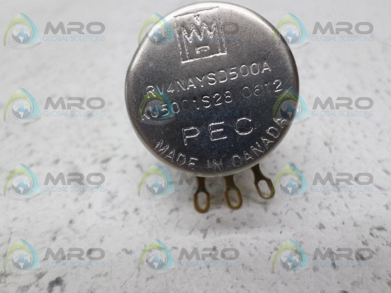 CLAROSTAT RV4NAYSD500A POTENTIOMETER NSNP