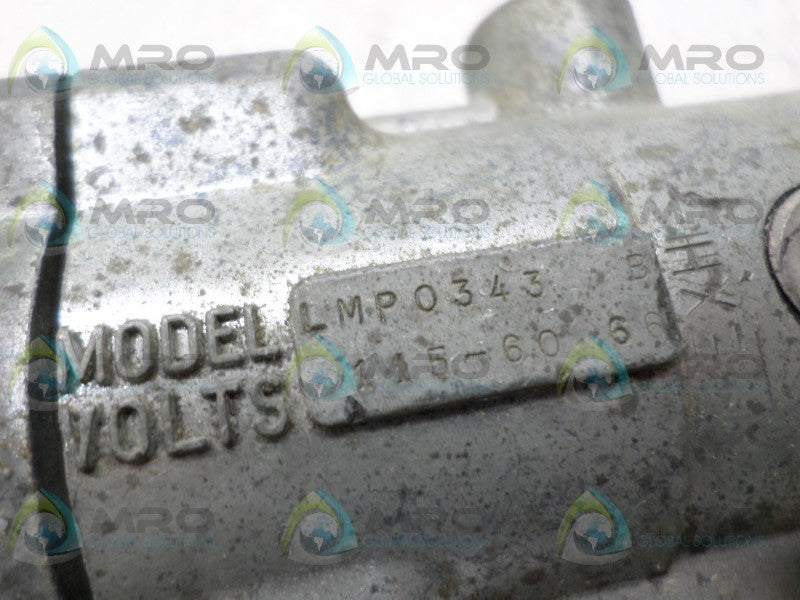 PARKER LMP0343 SOLENOID VALVE UNMP