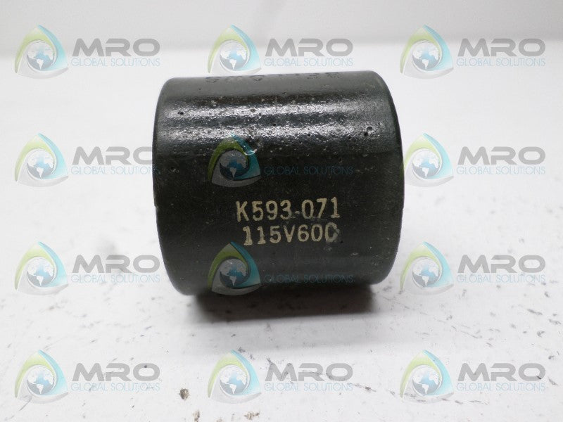 PARKER K593-071 SOLENOID COIL 115V UNMP