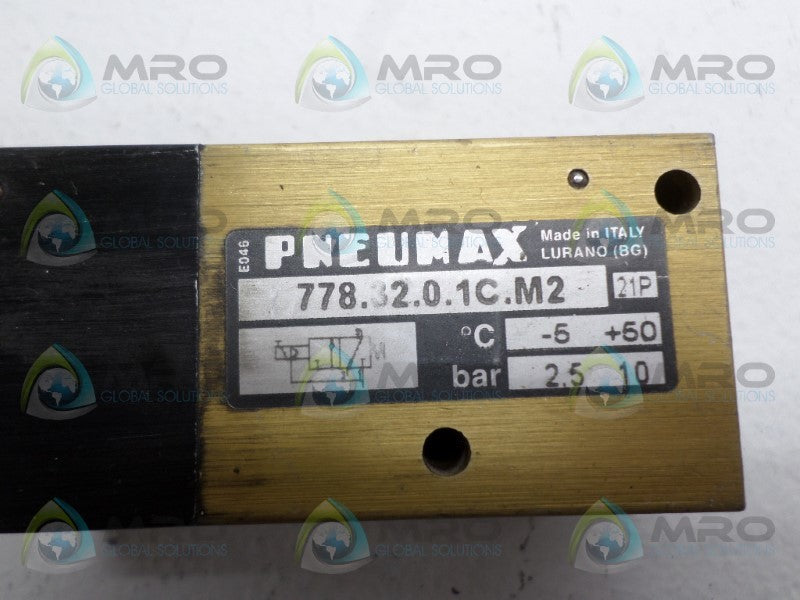 PNUEMAX 778.32.0.1C.M2 PNEUMATIC CYLINDER NSNP
