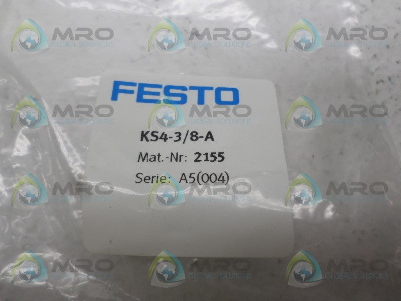 FESTO KS4-3/8-A QUICK COUPLING PLUG NSMP