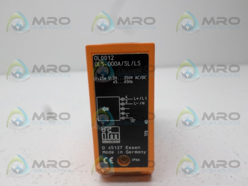 IFM EFECTOR OL0012 PHOTOELECTRIC THRU BEAM SENSOR NSNP