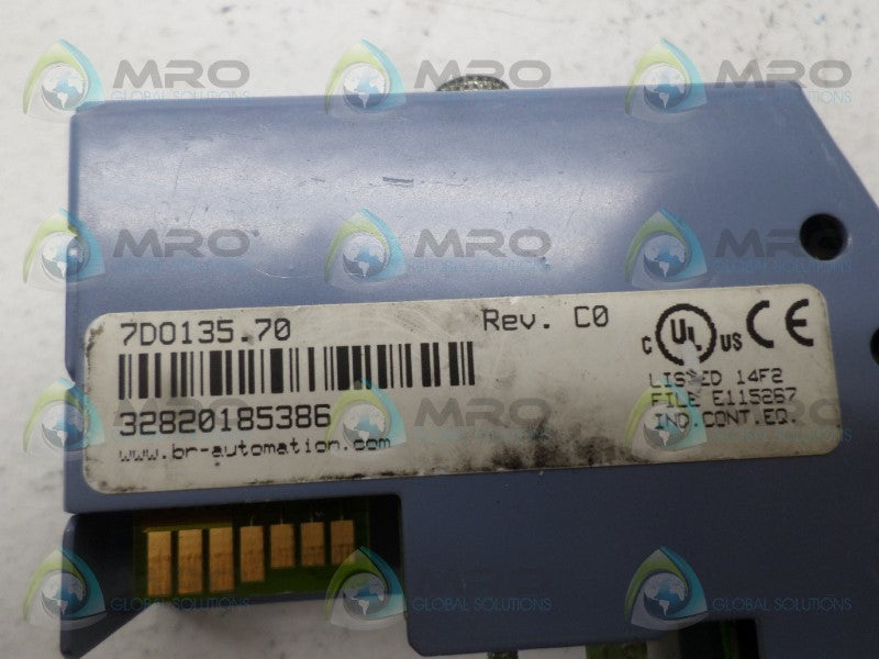 B&R AUTOMATION 7DO135.70 OUTPUT MODULE UNMP