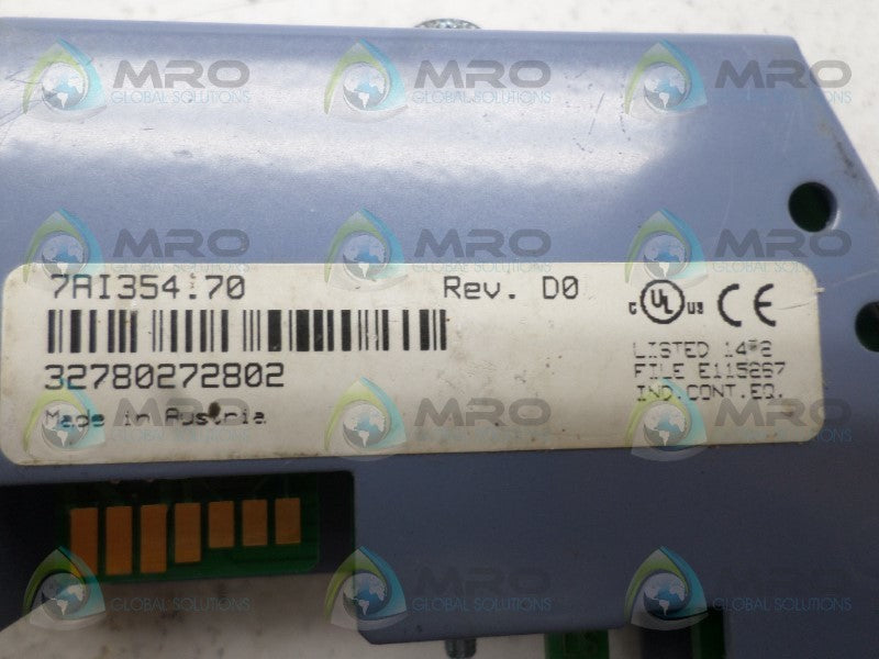 B&R AUTOMATION 7AI354.70 INPUT MODULE UNMP