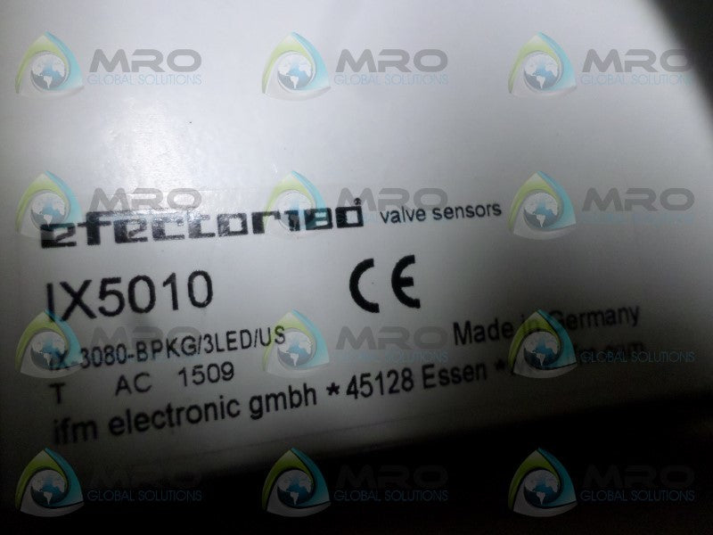 IFM EFECTOR IX5010 VALVE SENSOR NSMP