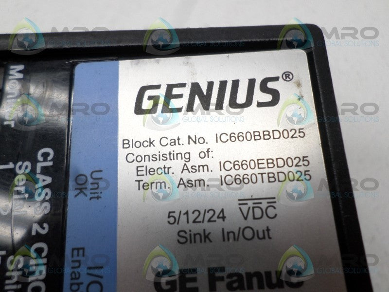 GE FANUC IC660EBD025V ELECTRONIC MODULE UNMP