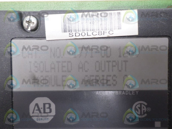 ALLEN BRADLEY 1771-OD SER. C  UNMP