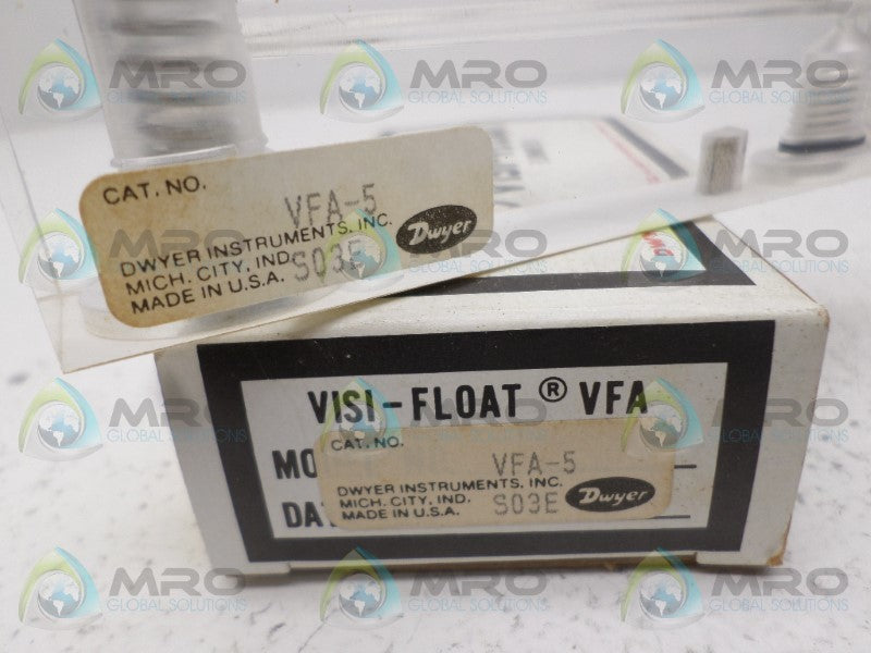 DWYER VFA-5 FLOWMETER NSMP